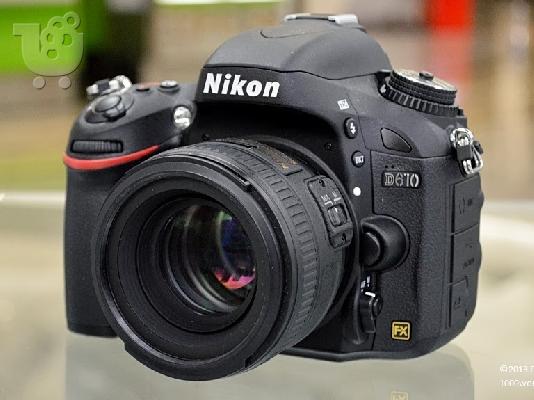 PoulaTo: Nikon D610 Body & Nikon 50mm f / 1.8D AF Nikkor Lens, μπαταρία, φορτιστή, τσάντα, τρίποδο